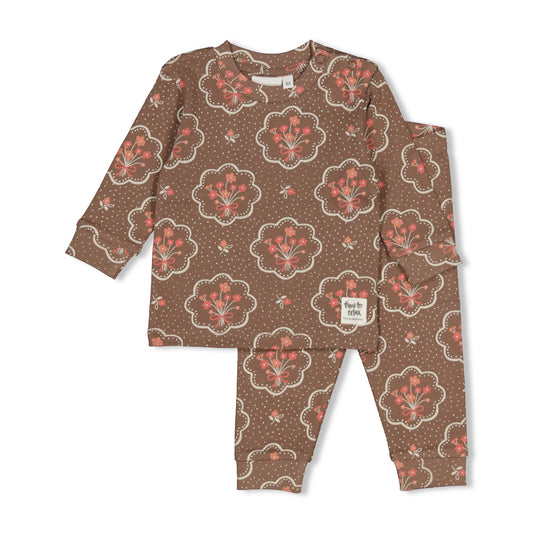 Feetje | Pyjama Maddie Medallion - Bruin