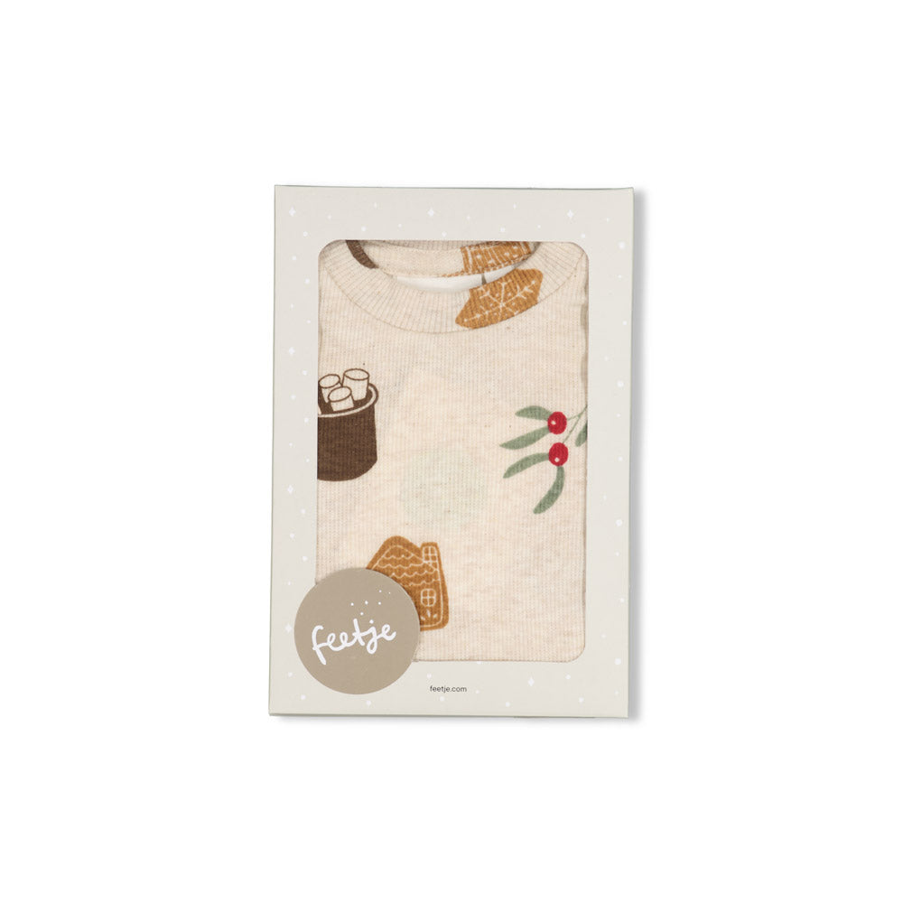 Feetje | Pyjama Cosy Cookie - Offwhite melange