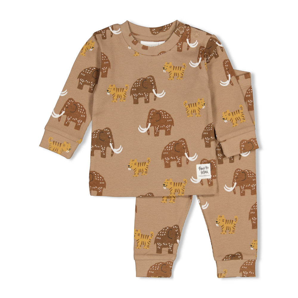 Feetje | Pyjama Milo Mammoth - Taupe
