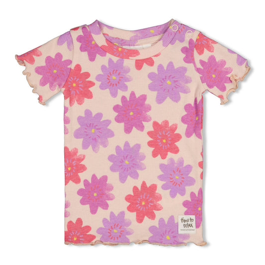 Feetje | Shortama Bibi Bloom – Bloemen Baby Pyjama
