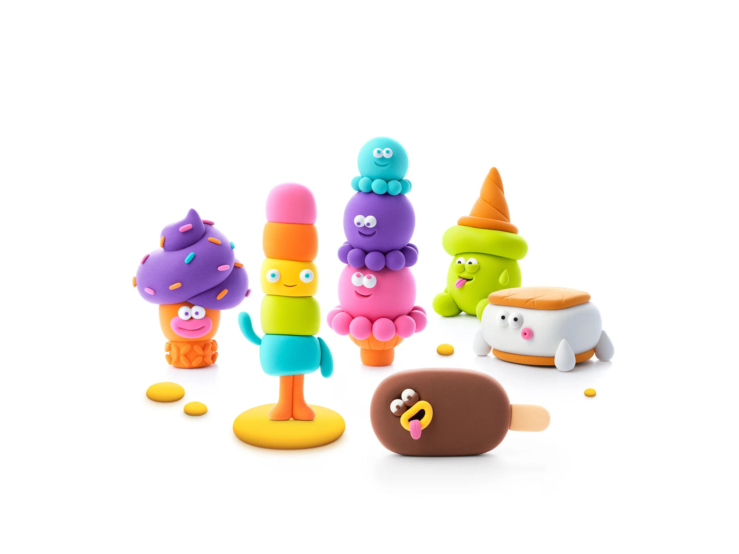 Hey Clay | Choco Pop - Luchtdrogende Klei
