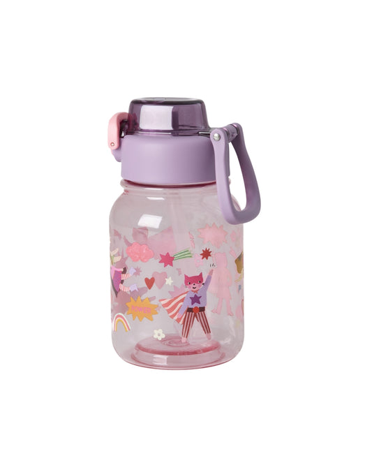 RICE | tritan drinkfles hero prink roze