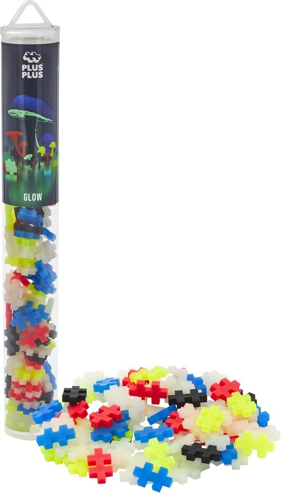Plus-Plus | Tube Glow Color Mix - 100 stuks