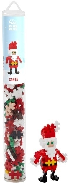 Plus-Plus | Tube Santa Kerstman - 100 stuks
