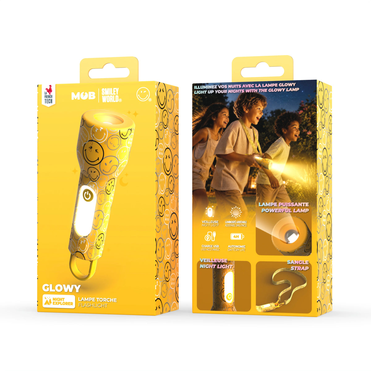 MOB | Glowy Smiley World Geel