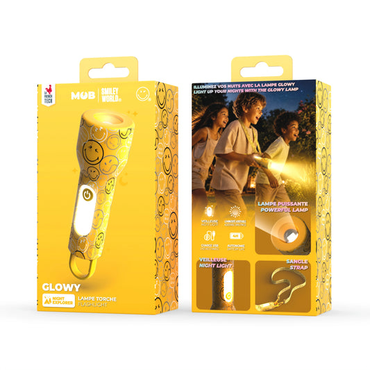 MOB | Glowy Smiley World Geel