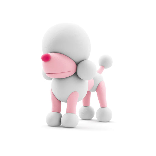 Hey Clay | Poedel Poppy Hond - Luchtdrogende Klei
