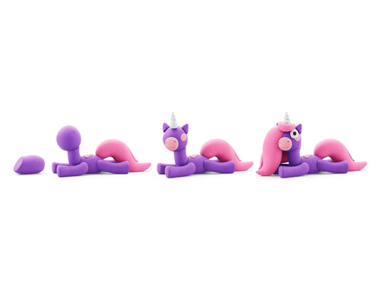 Hey Clay | Brighty Unicorn – Klei Set Stralende Eenhoorn Maken