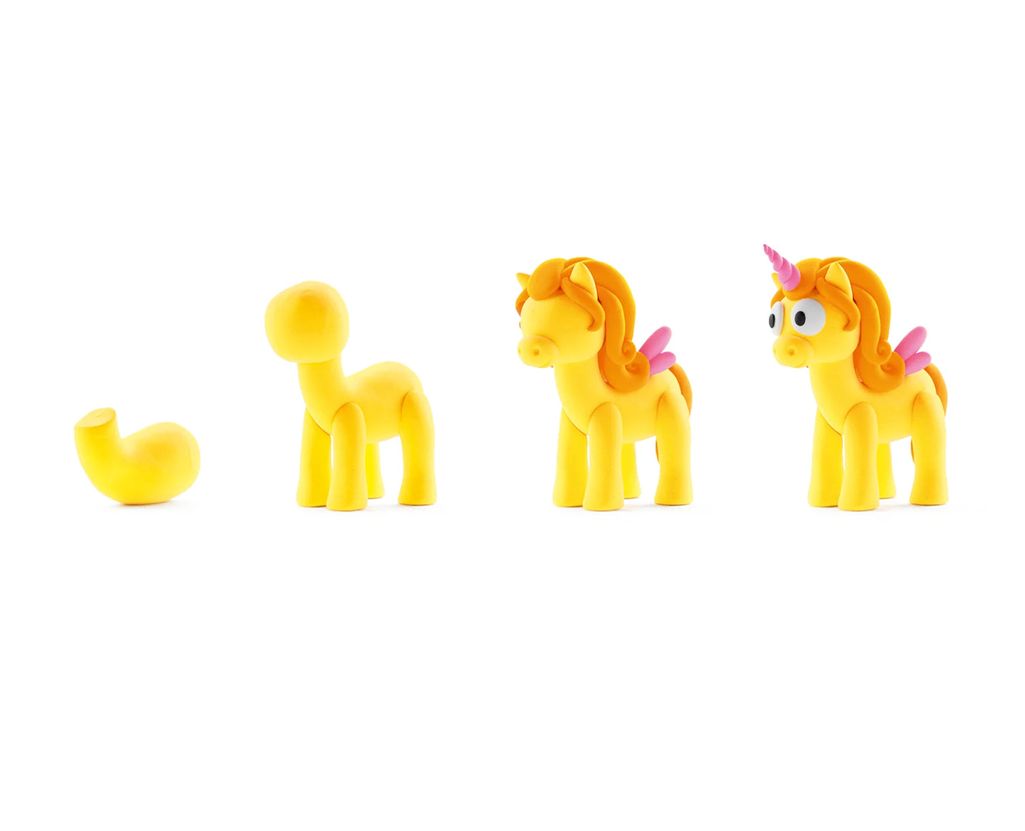 Hey Clay | Sunny Unicorn – Klei Set Vrolijke Eenhoorn Maken