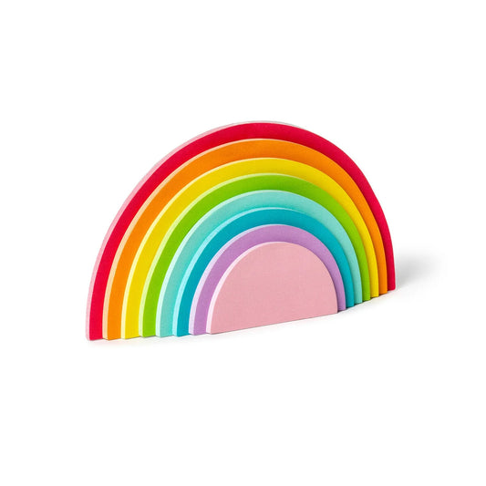 Legami | Rainbow Thoughts Sticky Notes – Kleurrijke regenboog memoblaadjes