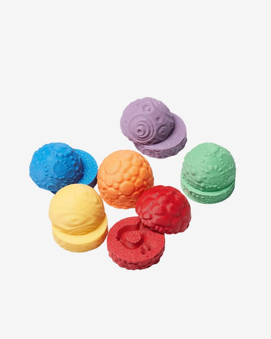 OchOch | Little Storytellers Rock Set - Rainbow Sliced