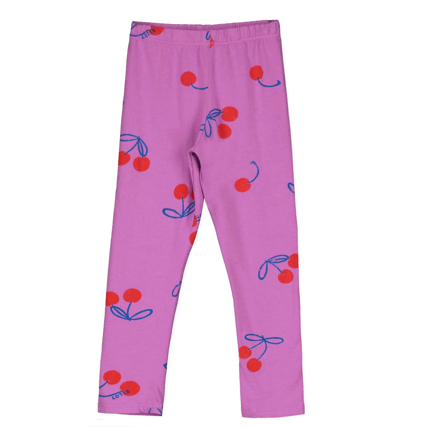 Lötiekids | Legging - cherries all over - magenta