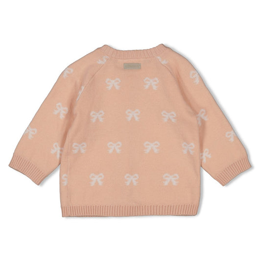 Feetje | vestje gebreid roze - the knits