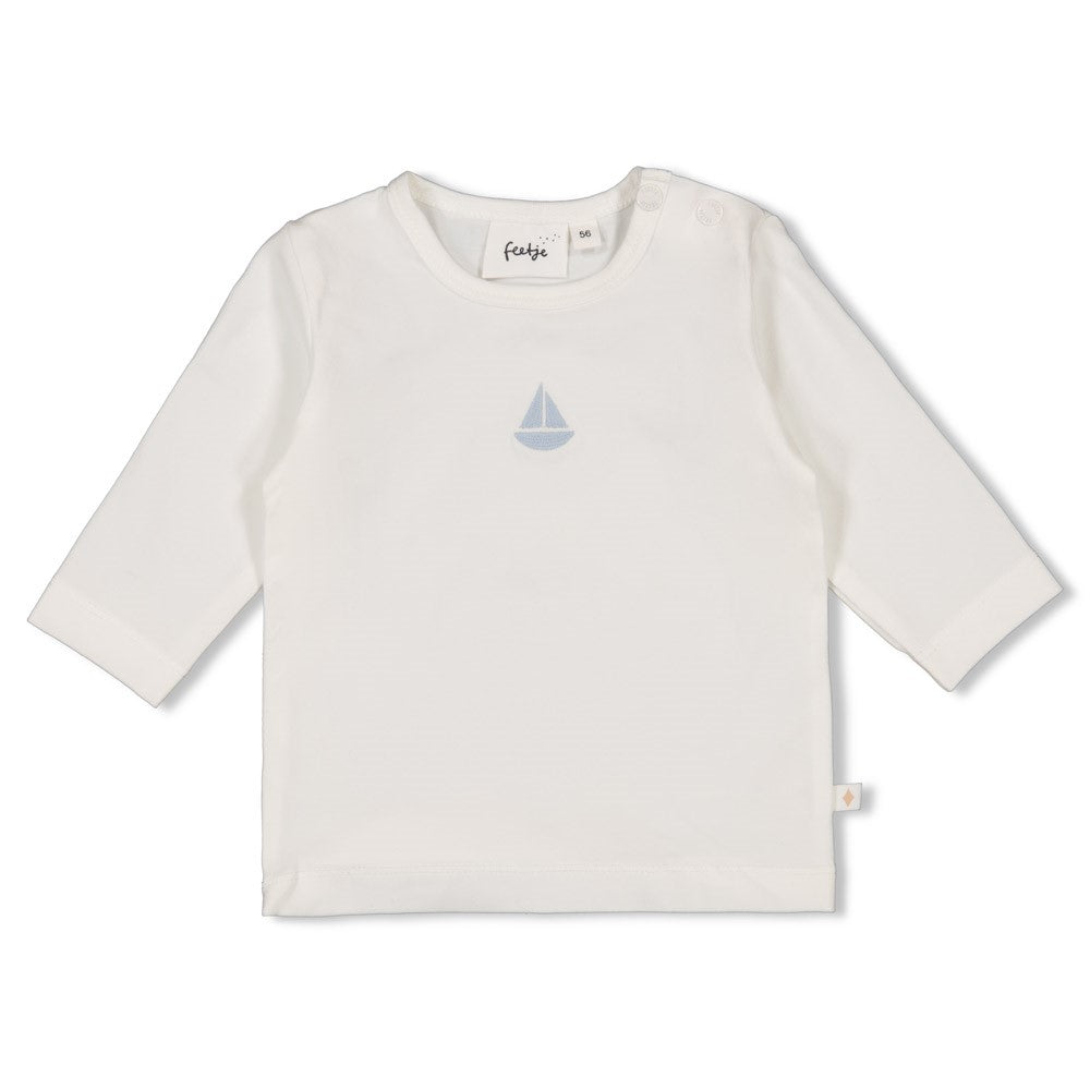 Feetje | Longsleeve embroidery bootje - the knits