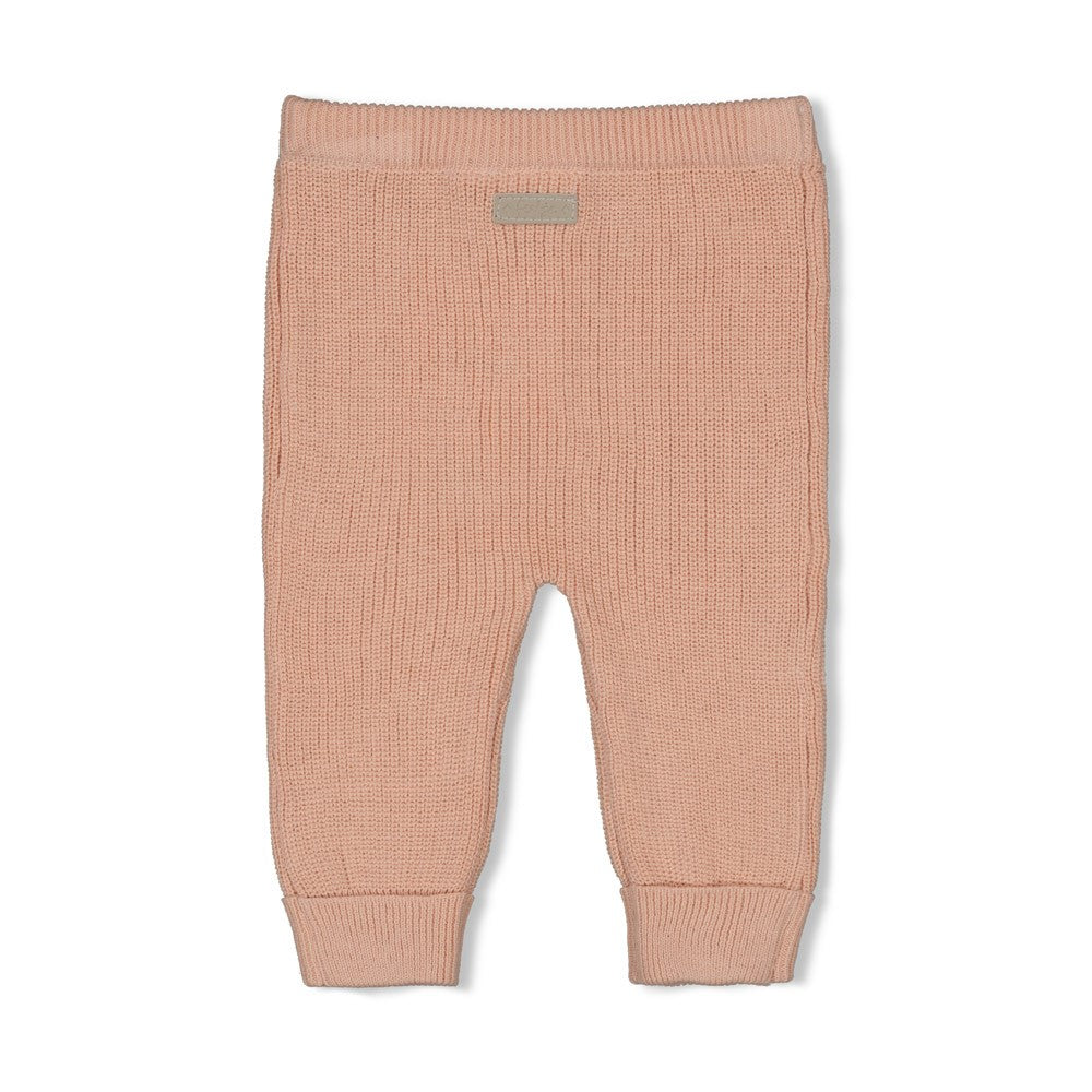 Feetje | broekje gebreid roze - the knits