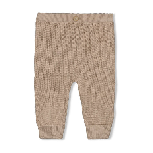 Feetje | broekje gebreid zand melange - the knits