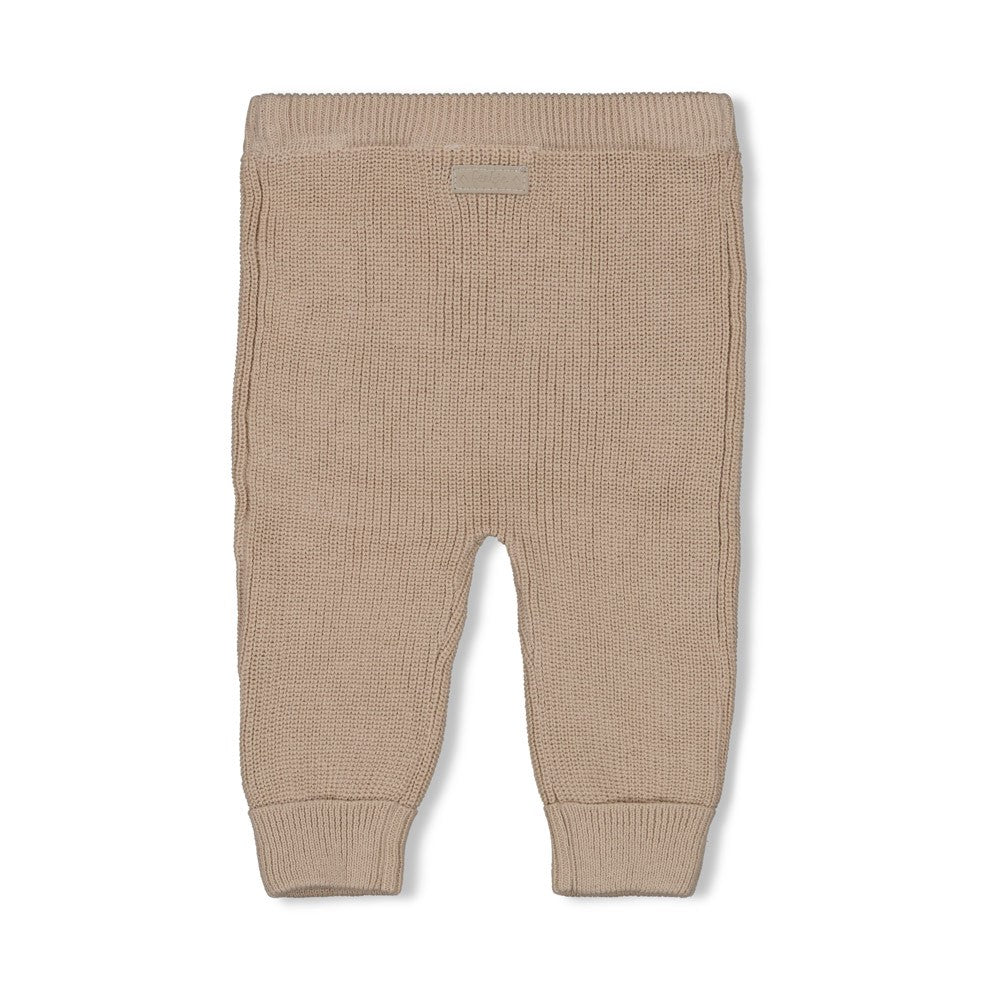 Feetje | broekje gebreid zand melange - the knits