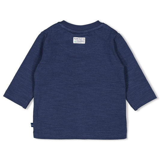 Feetje | Longsleeve donkerblauw - Seaside Happiness