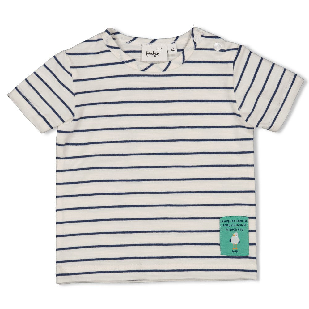 Feetje | Shortsleeve streep - Seaside Happiness