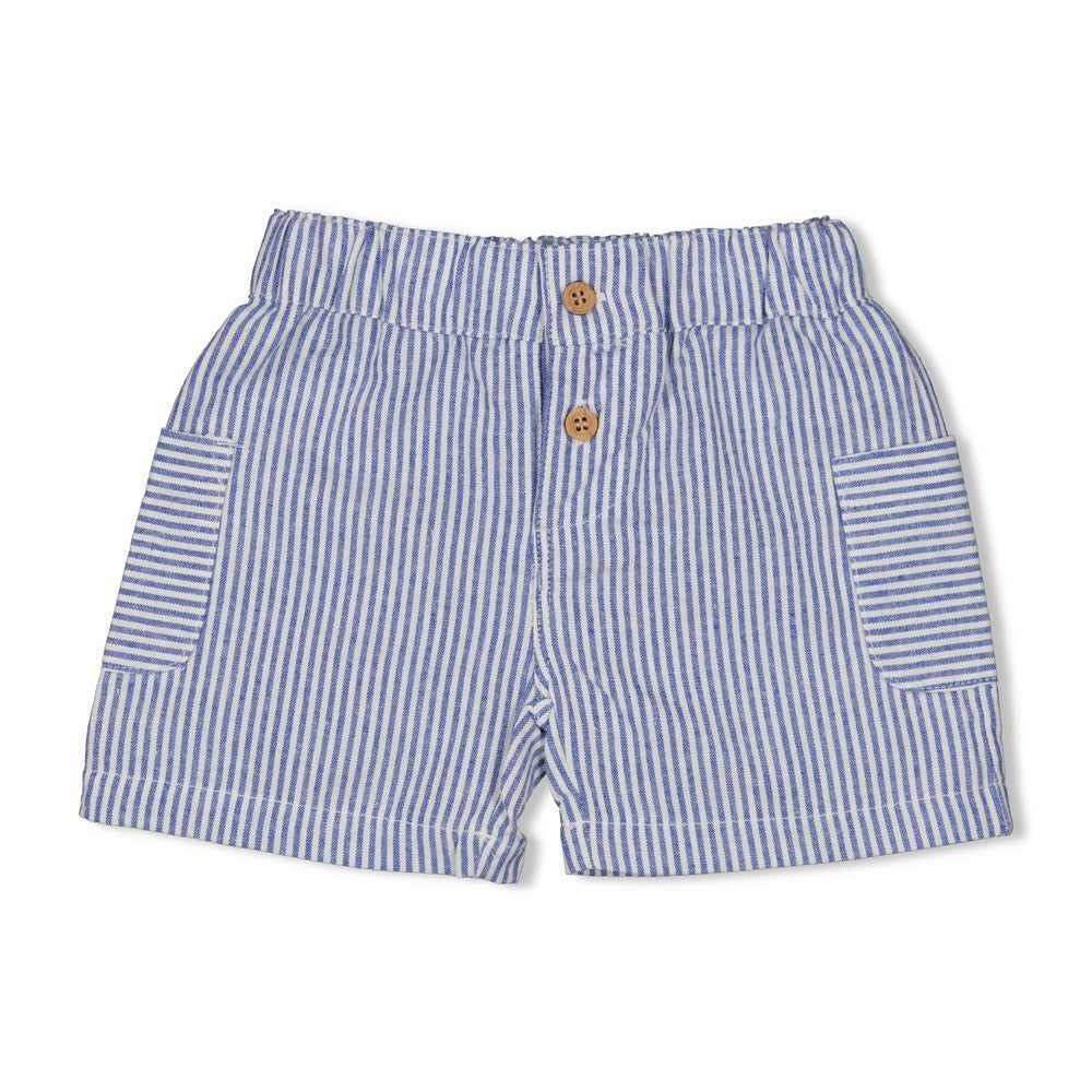 Feetje | Short streep chambray - Seaside Happiness