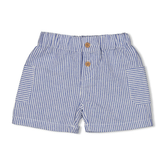 Feetje | Short streep chambray - Seaside Happiness