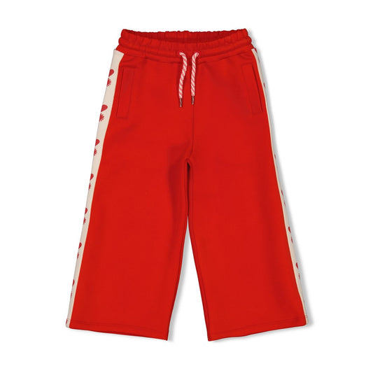 Jubel | sporty broek rood - salsa sunset