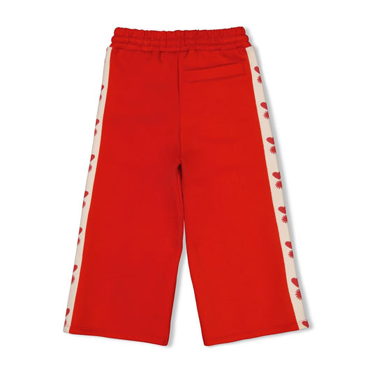 Jubel | sporty broek rood - salsa sunset