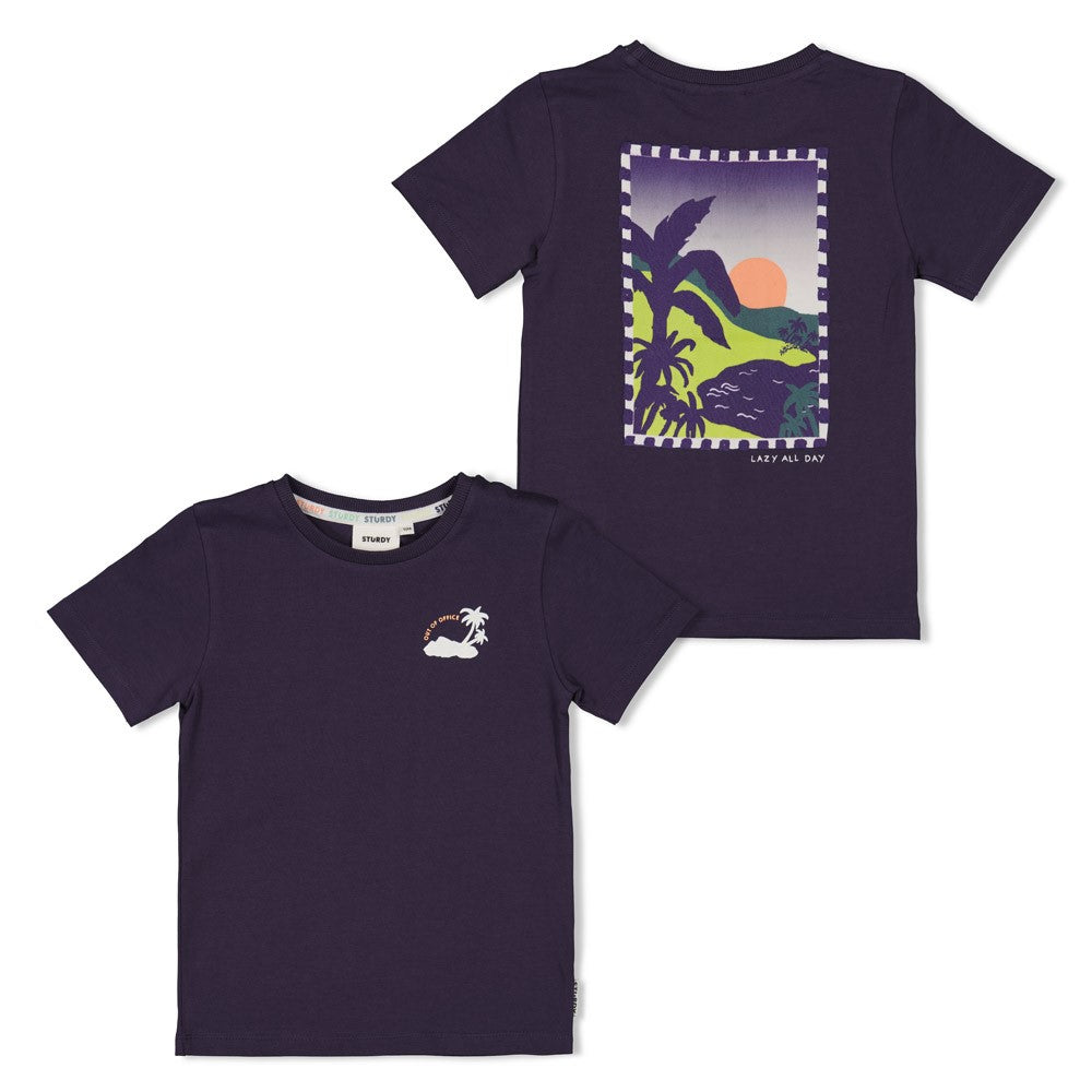 Sturdy | T-shirt blauw - Lagoon Legend