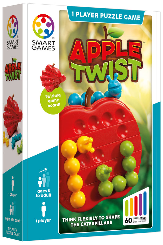 SmartGames | Apple Twist – Flexibel Denkspel met Rupsen