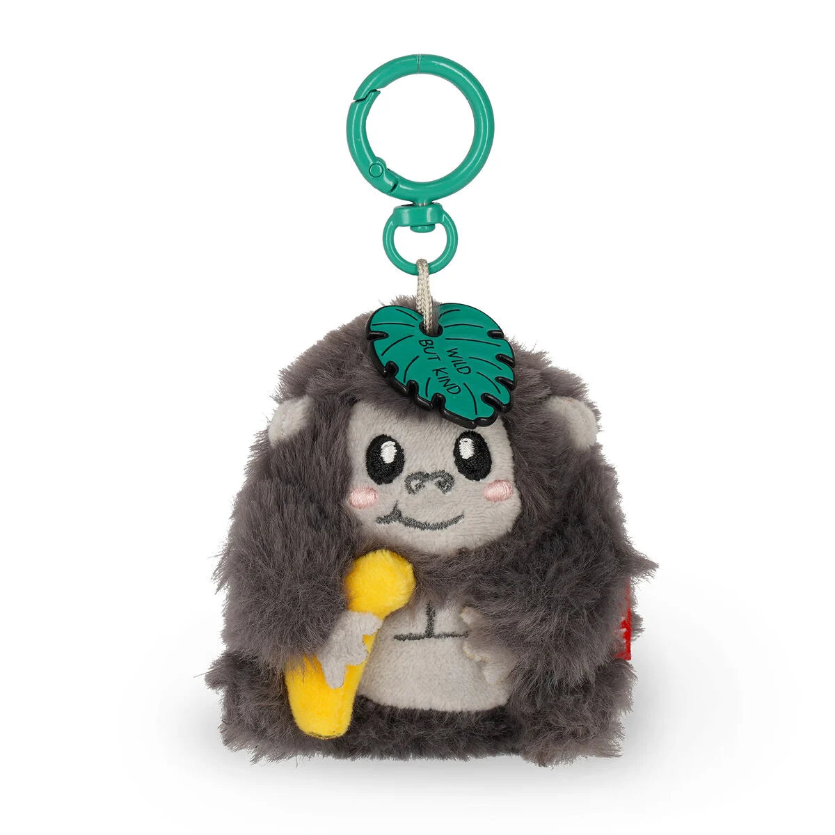 Legami | Gorilla pluche sleutelhanger Tiny Super Soft! - Wild but Kind