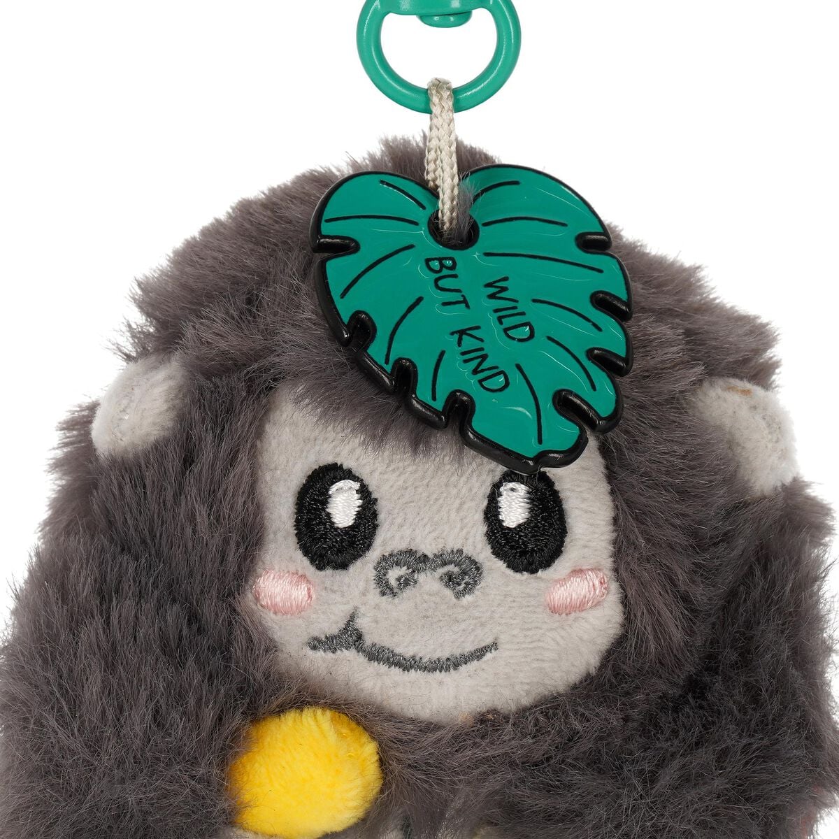 Legami | Gorilla pluche sleutelhanger Tiny Super Soft! - Wild but Kind