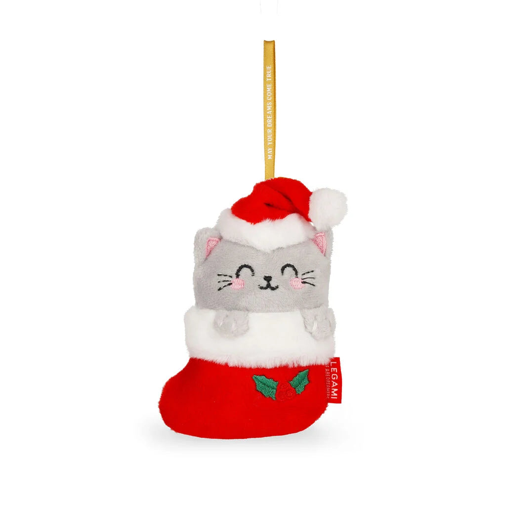 Legami | Kersthanger Kitty Pluche – Ho-Ho-Hornaments