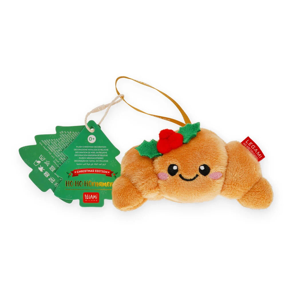 Legami | Kersthanger Croissant Pluche – Ho-Ho-Hornaments