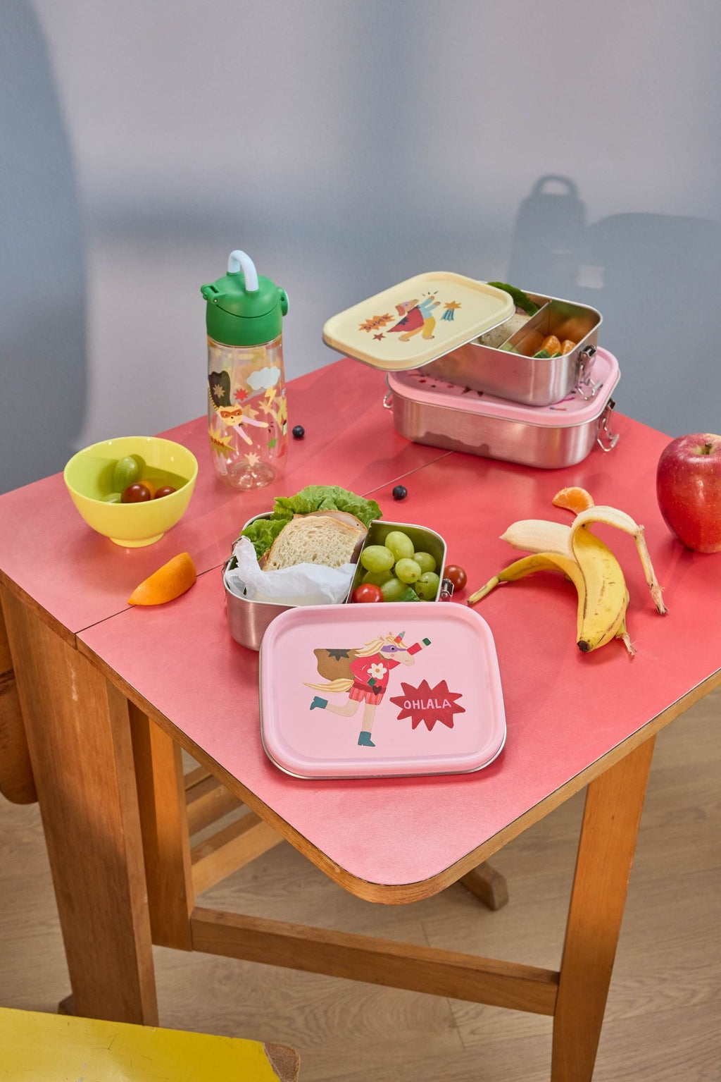 RICE | lunchbox roestvrijstaal - roze - Hero (kopie)