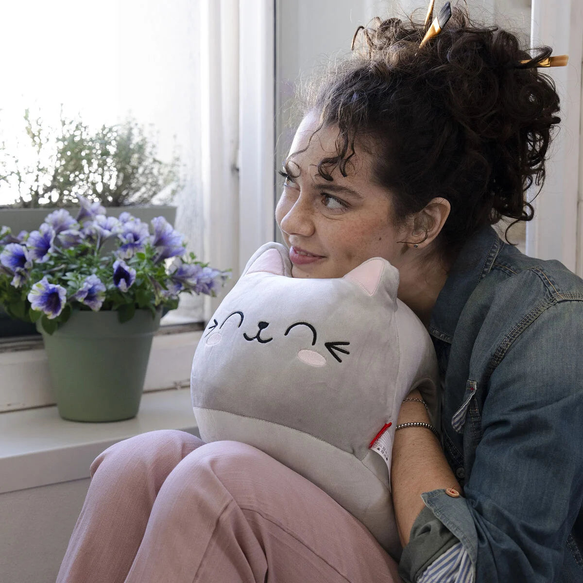 Legami | Kitty Pillow – Super Soft | Katten Kussen