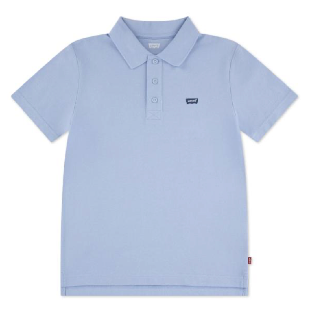 Levis | back neck tape polo chambray blue