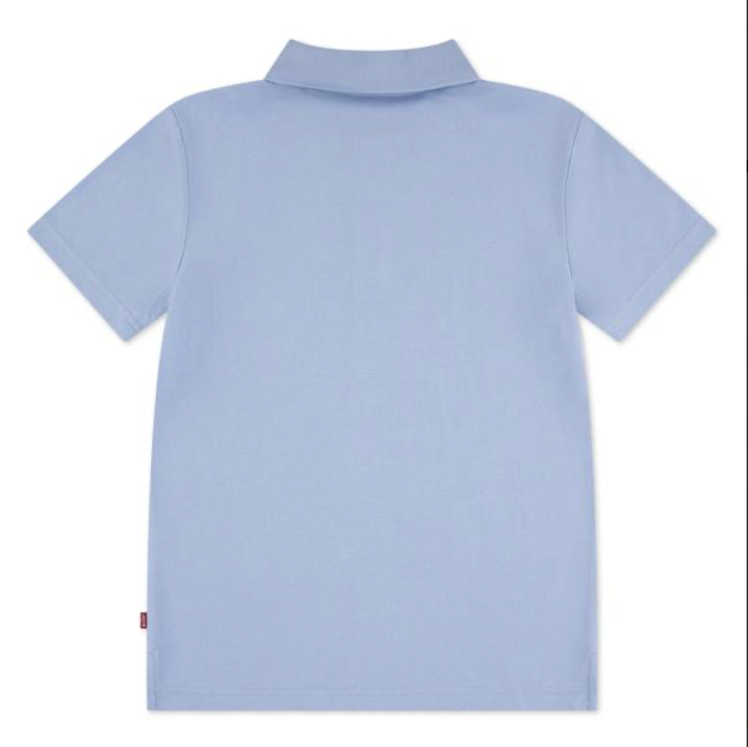 Levis | back neck tape polo chambray blue