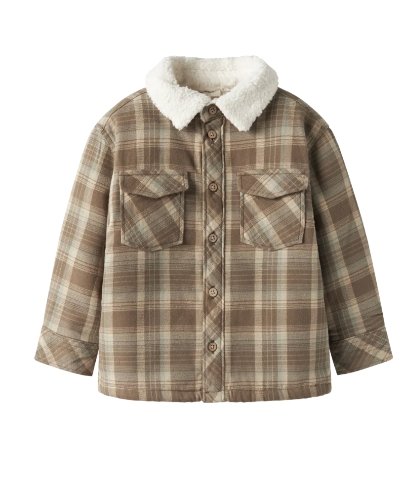 Lil Atelier | loose check tussenjas