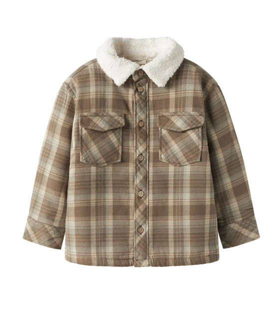 Lil Atelier | loose check tussenjas