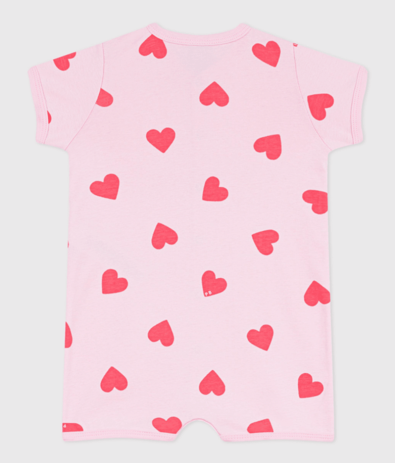 Petit Bateau | kort boxpakje katoen met hartjes