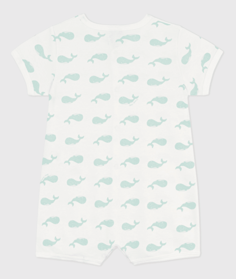 Petit Bateau | kort boxpakje katoen met walvissen print