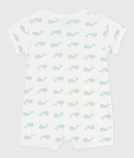 Petit Bateau | kort boxpakje katoen met walvissen print