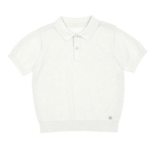 Mayoral | Gebreide polo - Cream