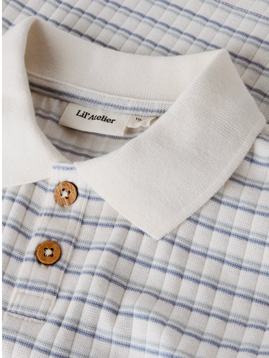 Lil’ Atelier | Polo jongen korte mouw met ruit