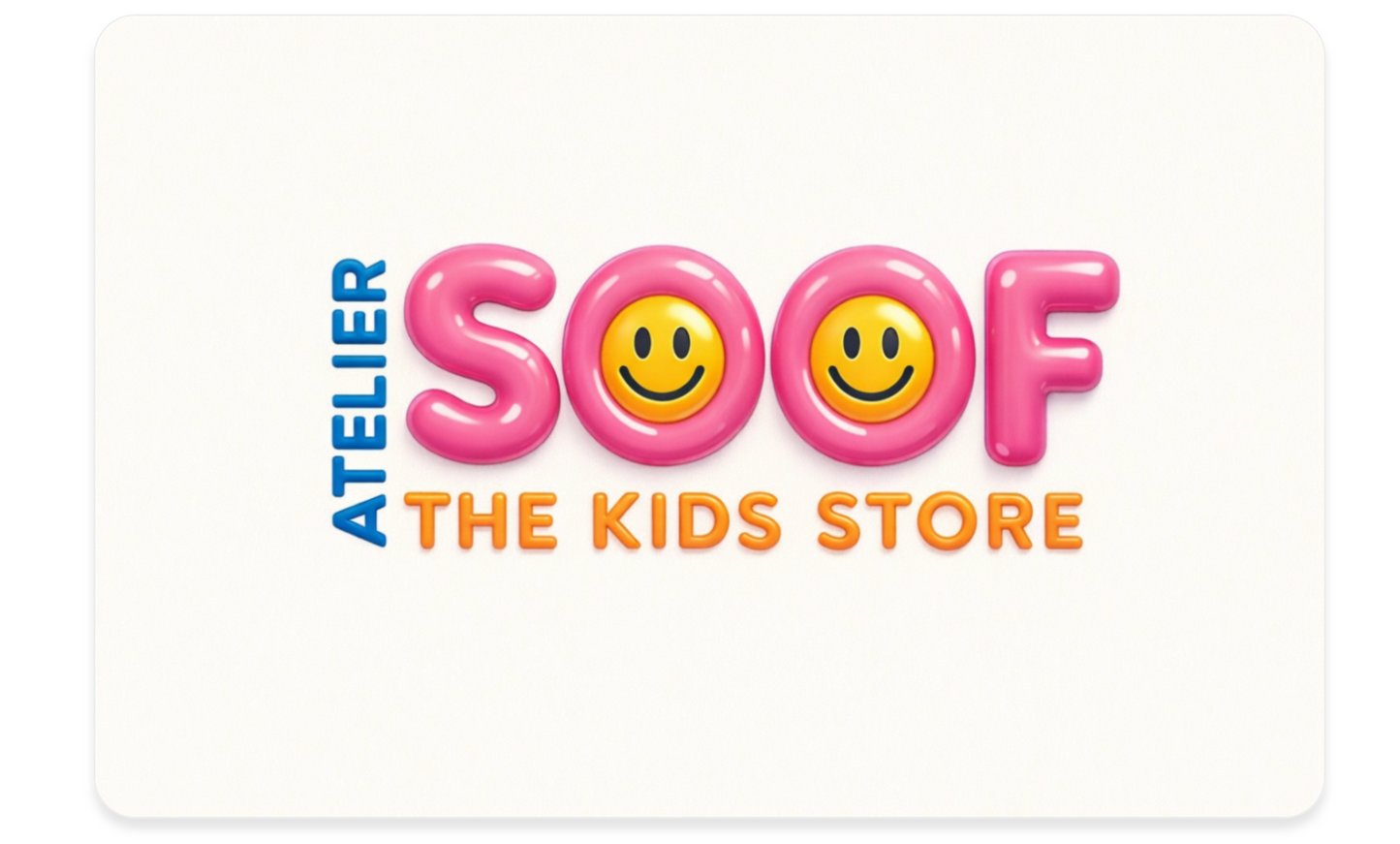 Cadeaubon Kinderwinkel – Atelier Soof the kids store
