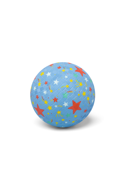 Little L | rubber bal vallende sterren 13 cm – compacte speelbal voor kinderen