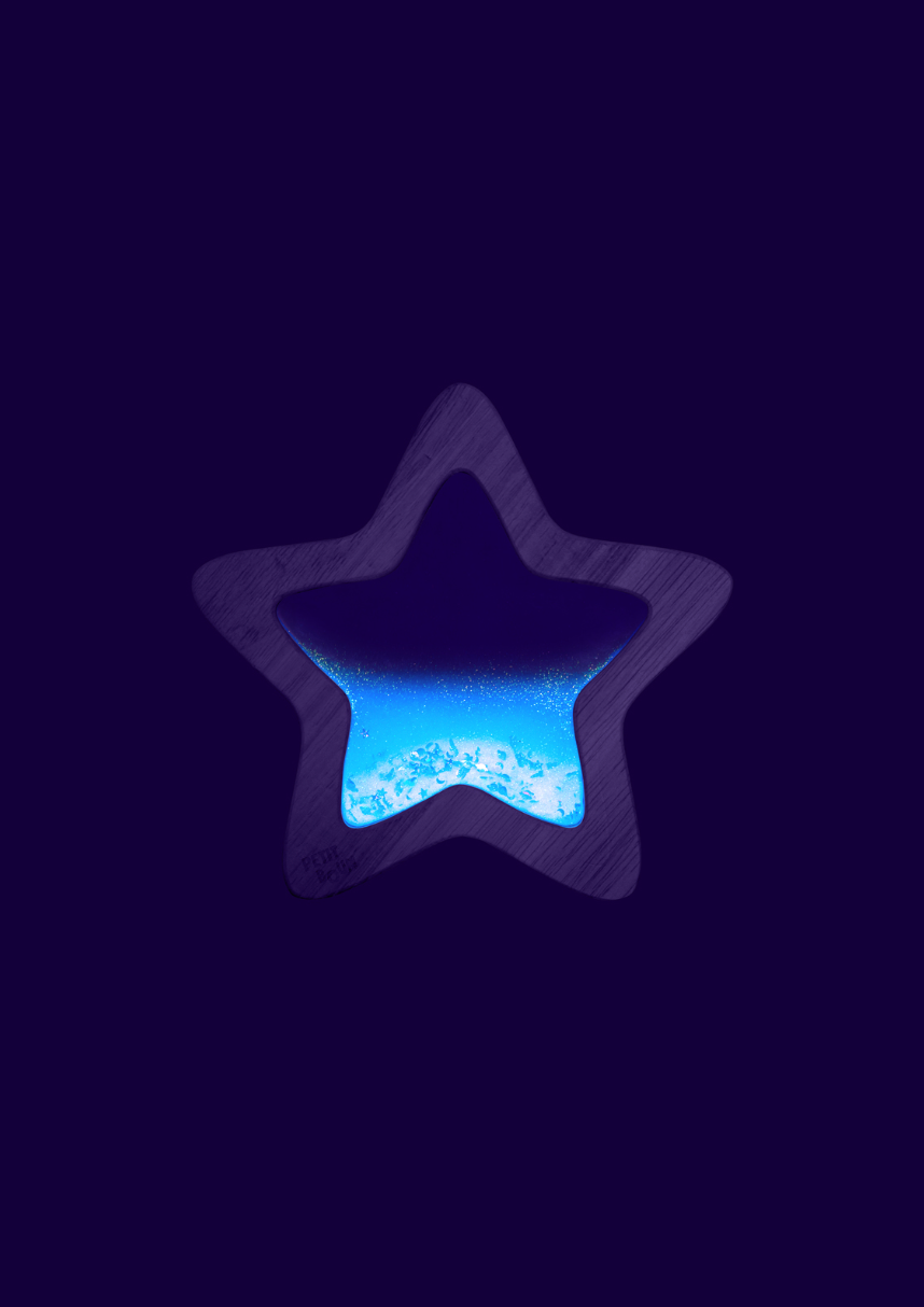 Petit Boum | sensorische ster Orionis – glow in the dark babyspeelgoed