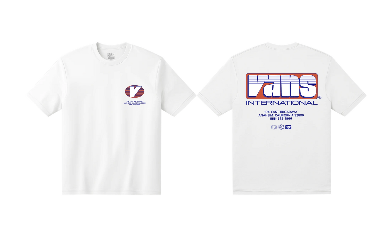 Vans | t-shirt wit internatio