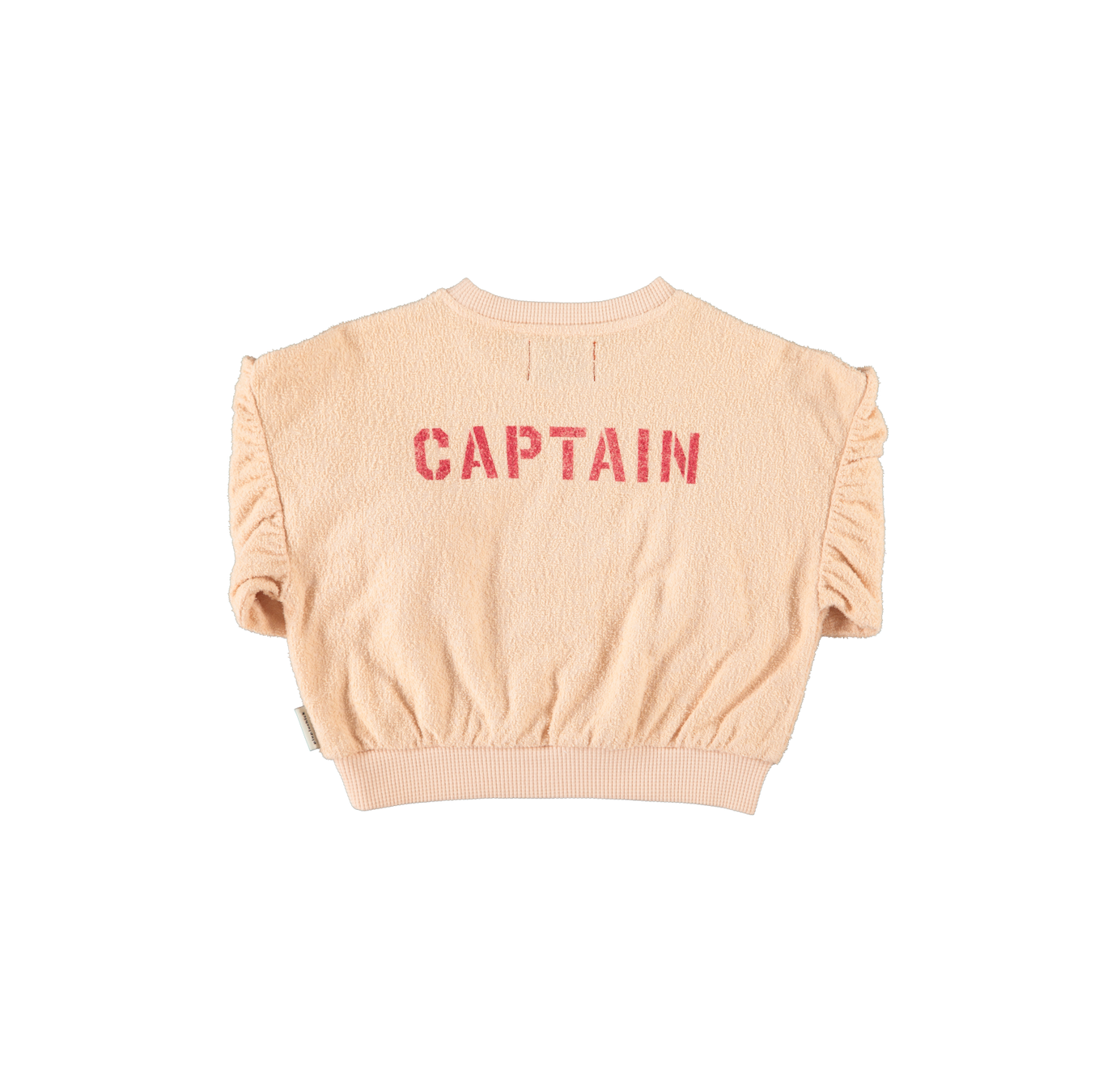 Piupiuchick | Sweater lichtroze met ballonmouwen en lampprint