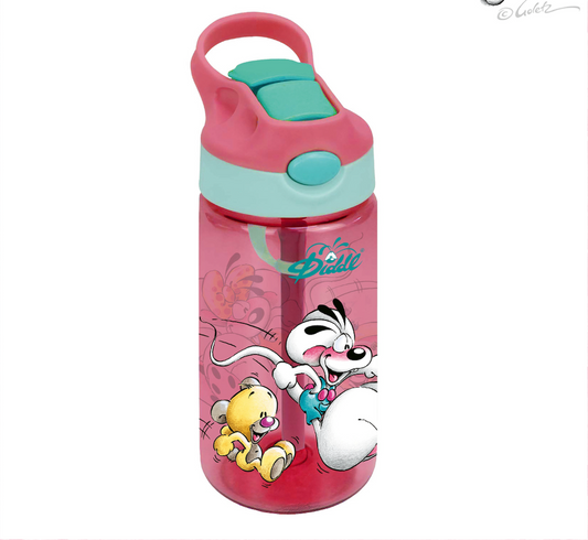 Diddl | Drinkfles met Diddl & Pimboli – Roze